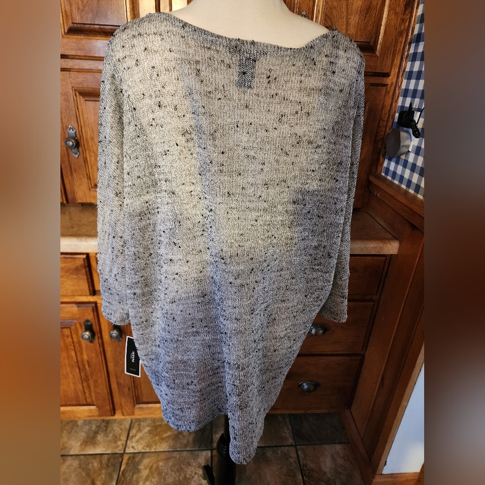 Alfani Woman Grey and White Sweater Size 1X - Picture 5 of 8